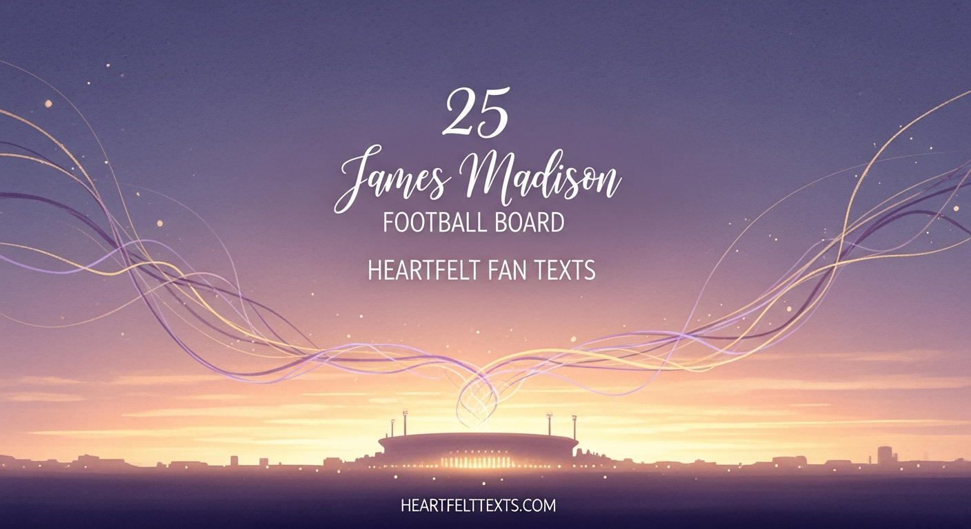 25 James Madison Football Board Heartfelt Fan Texts – HeartfeltTexts