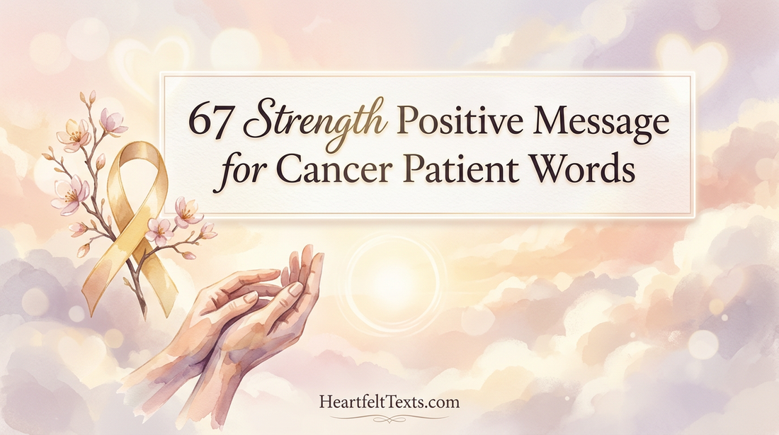 67 Strength Positive Message for Cancer Patient Words