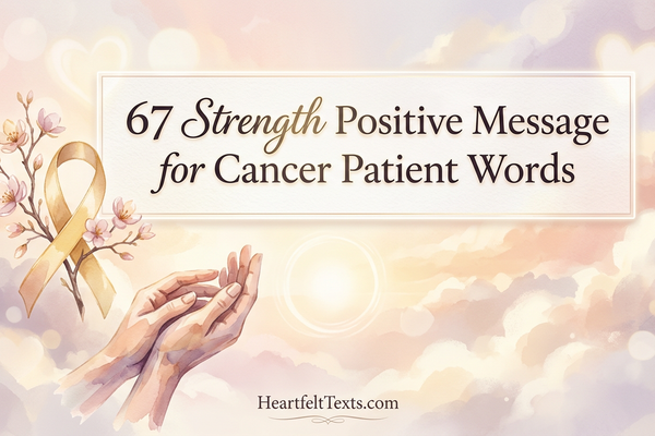 67 Strength Positive Message for Cancer Patient Words