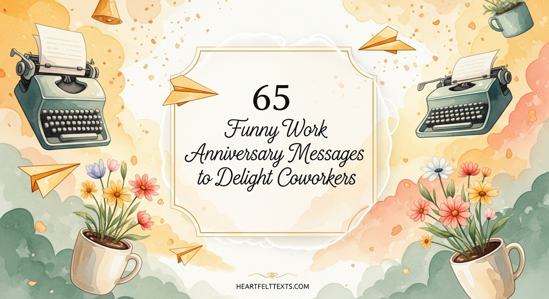 65 Funny Work Anniversary Messages to Delight Coworkers