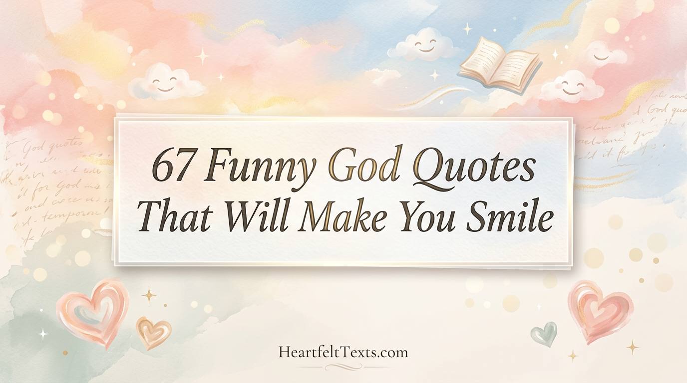 67 Funny God Quotes That Will Make You Smile