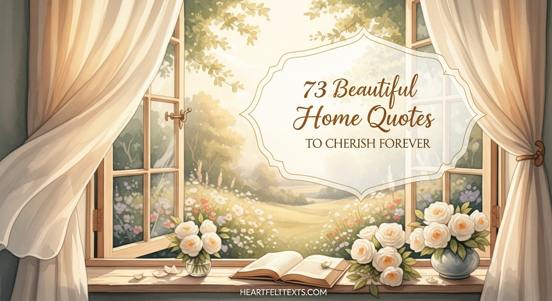 73 Beautiful Home Quotes to Cherish Forever