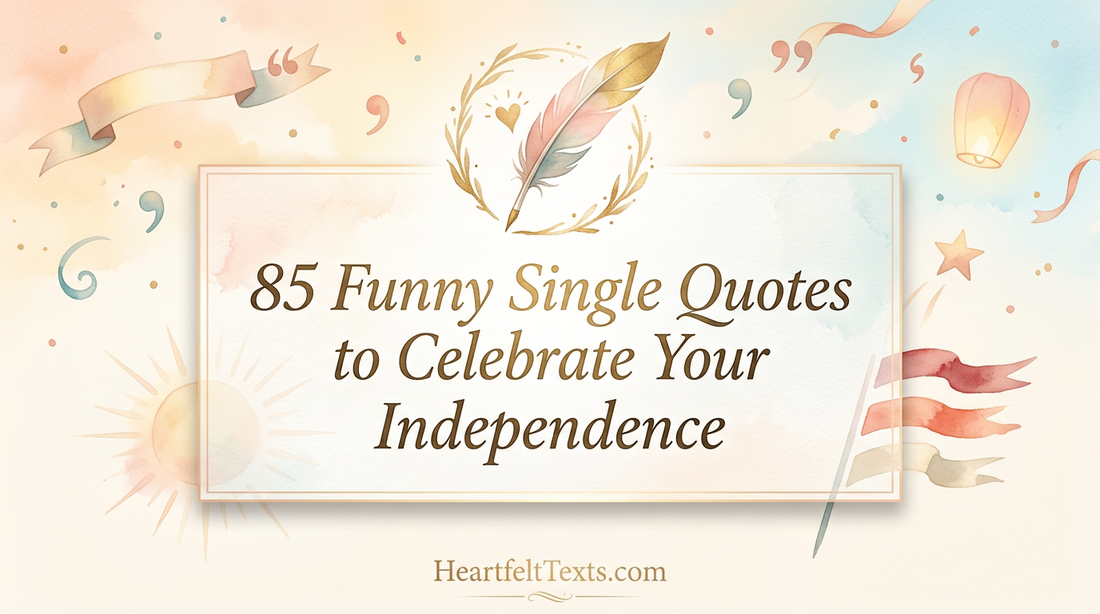 85 Funny Single Quotes to Celebrate Your Independence