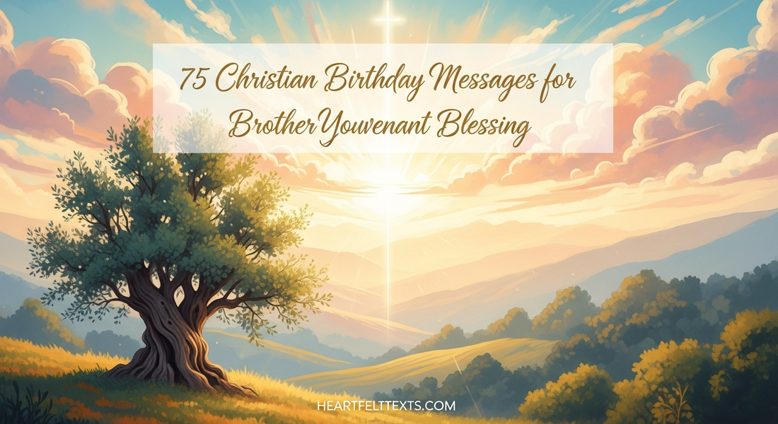 75 Christian Birthday Messages for Brother Your Covenant Blessing