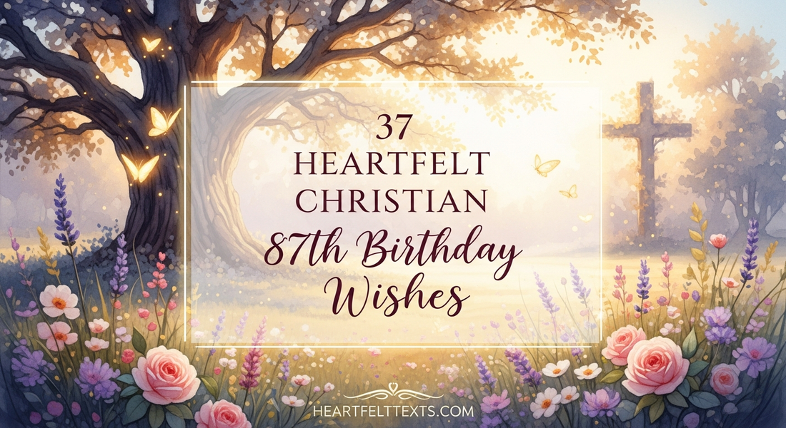 37 Heartfelt Christian 87th Birthday Wishes