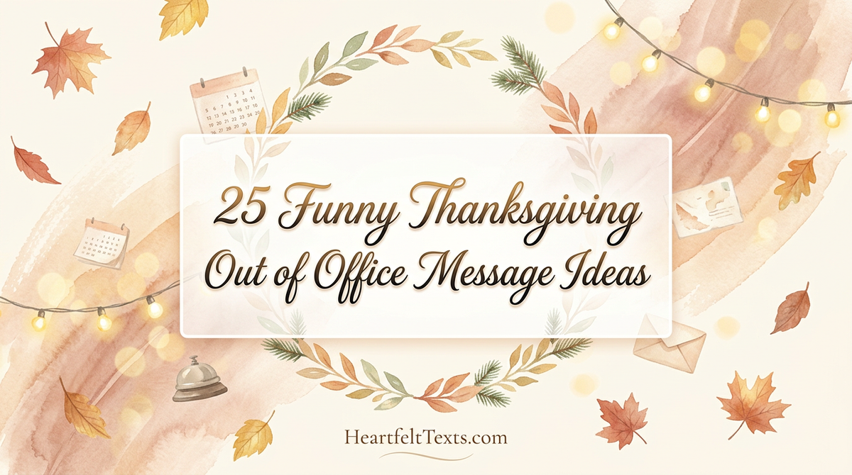 25 Funny Thanksgiving Out of Office Message Ideas