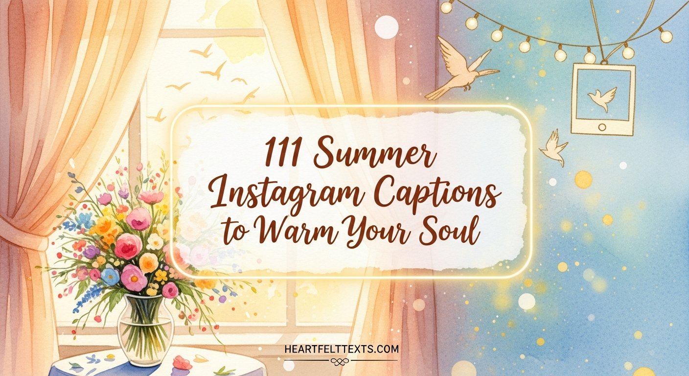 111 Summer Instagram Captions to Warm Your Soul