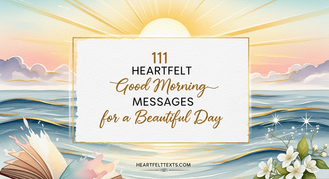111 Heartfelt Good Morning Messages for a Beautiful Day