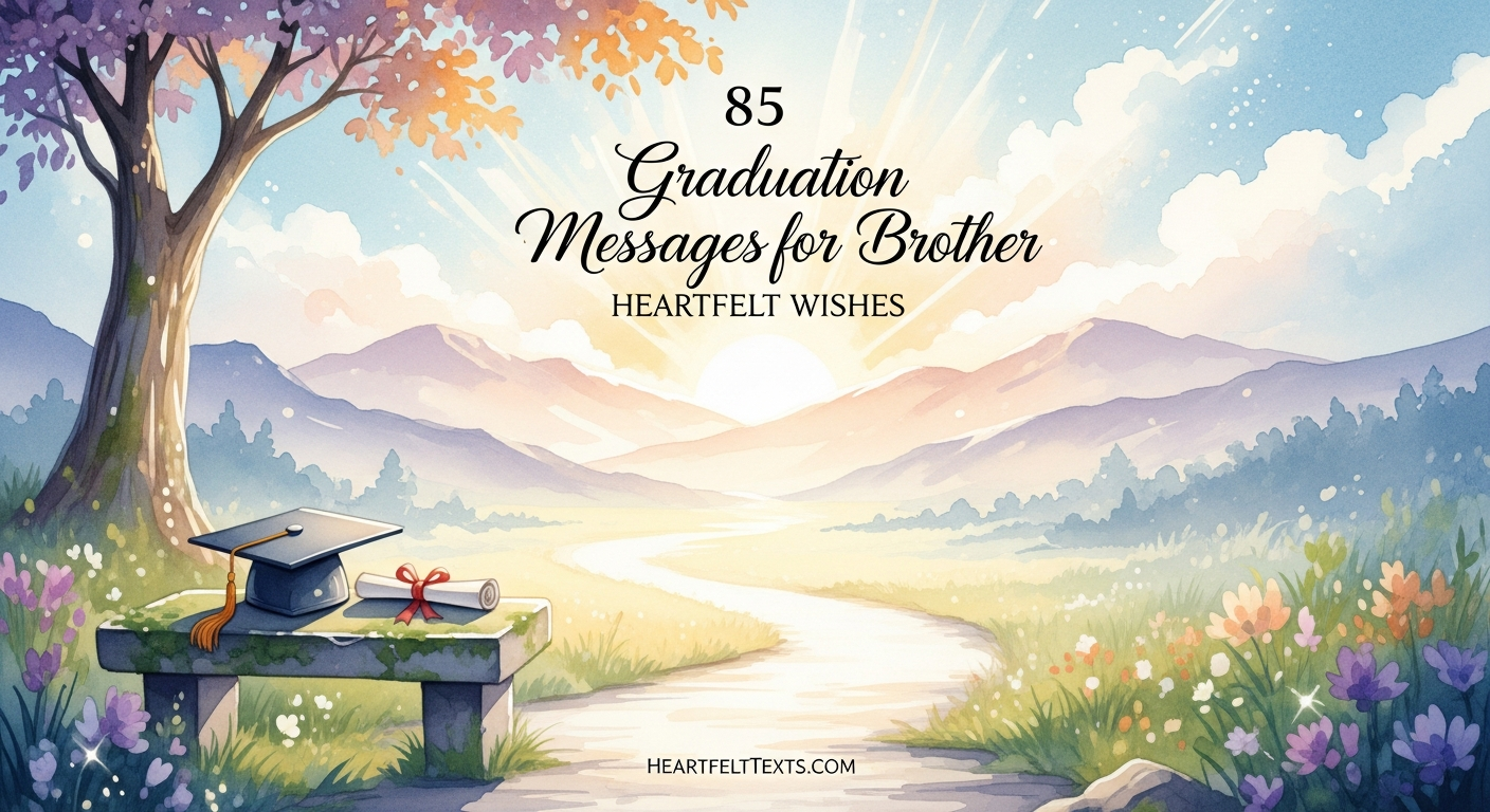 85 Graduation Messages for Brother Heartfelt Wishes