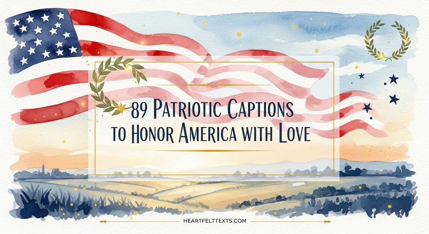 89 Patriotic Captions to Honor America with Love