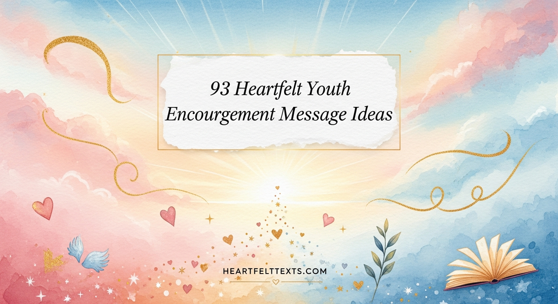 93 Heartfelt Youth Encouragement Message Ideas