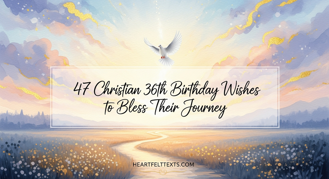 47 Christian 36th Birthday Wishes to Bless Their Journey