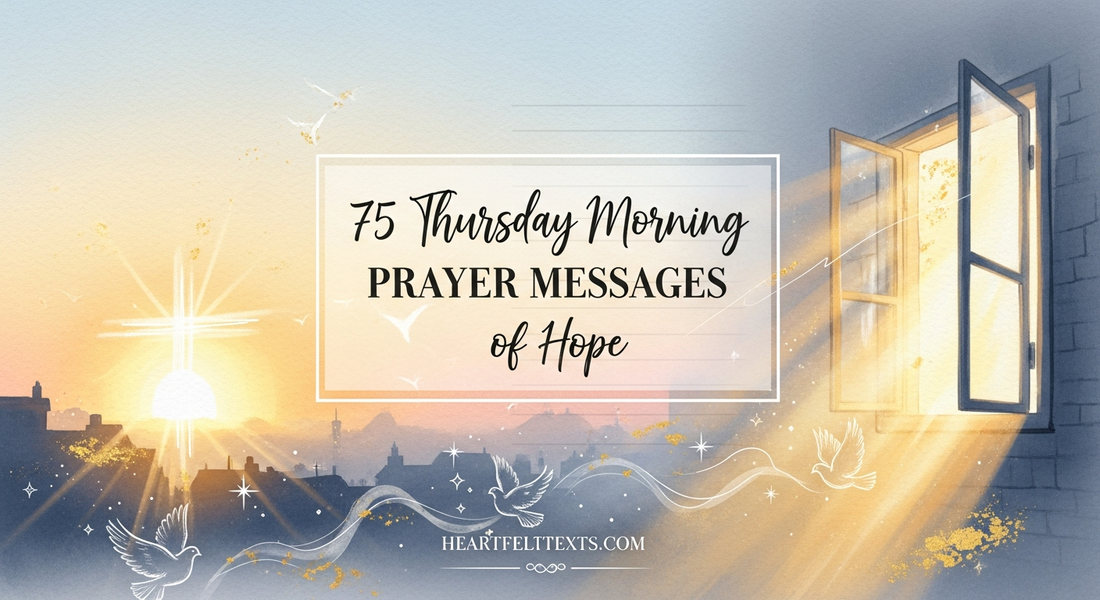 75 Thursday Morning Prayer Messages of Hope