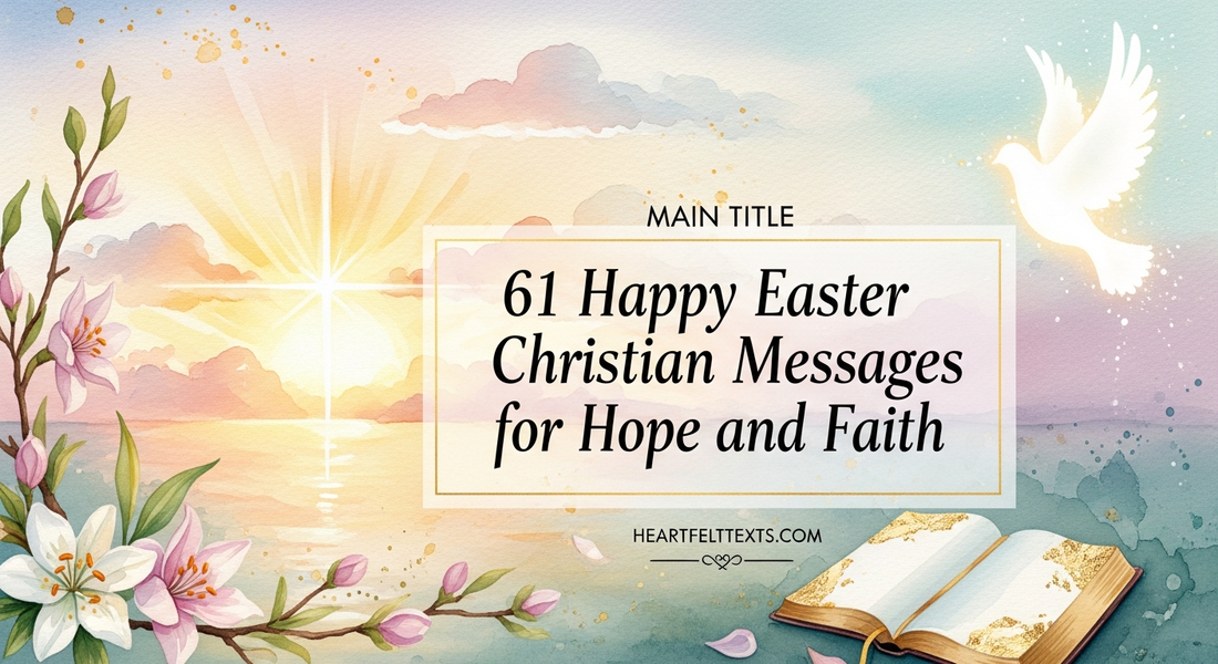 61 Happy Easter Christian Messages for Hope and Faith