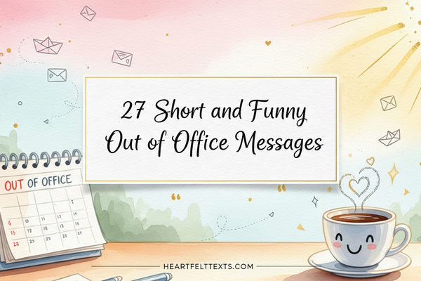 27 Short and Funny Out of Office Messages