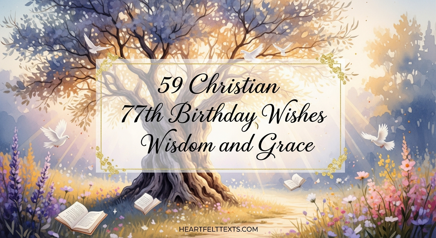 59 Christian 77th Birthday Wishes Wisdom and Grace