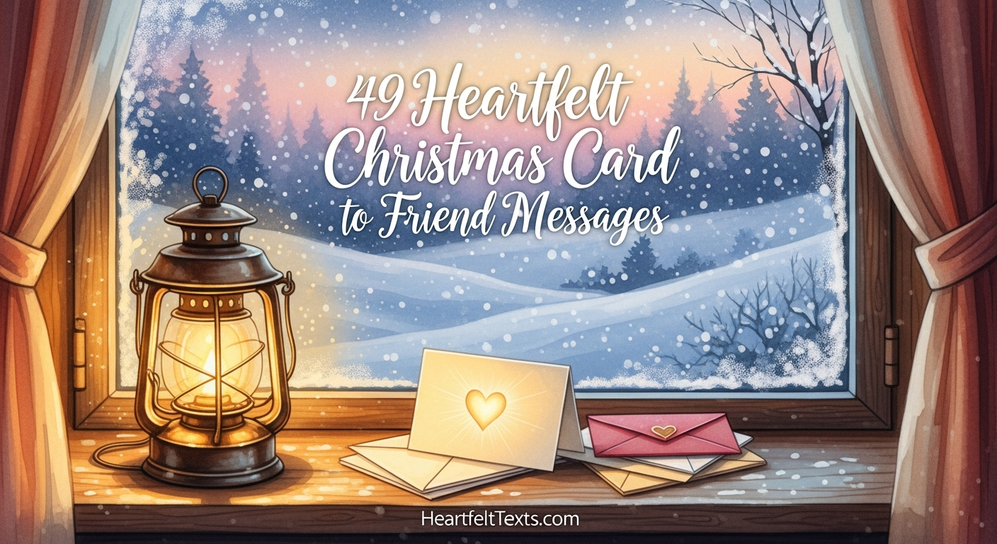 49 Heartfelt Christmas Card to Friend Messages