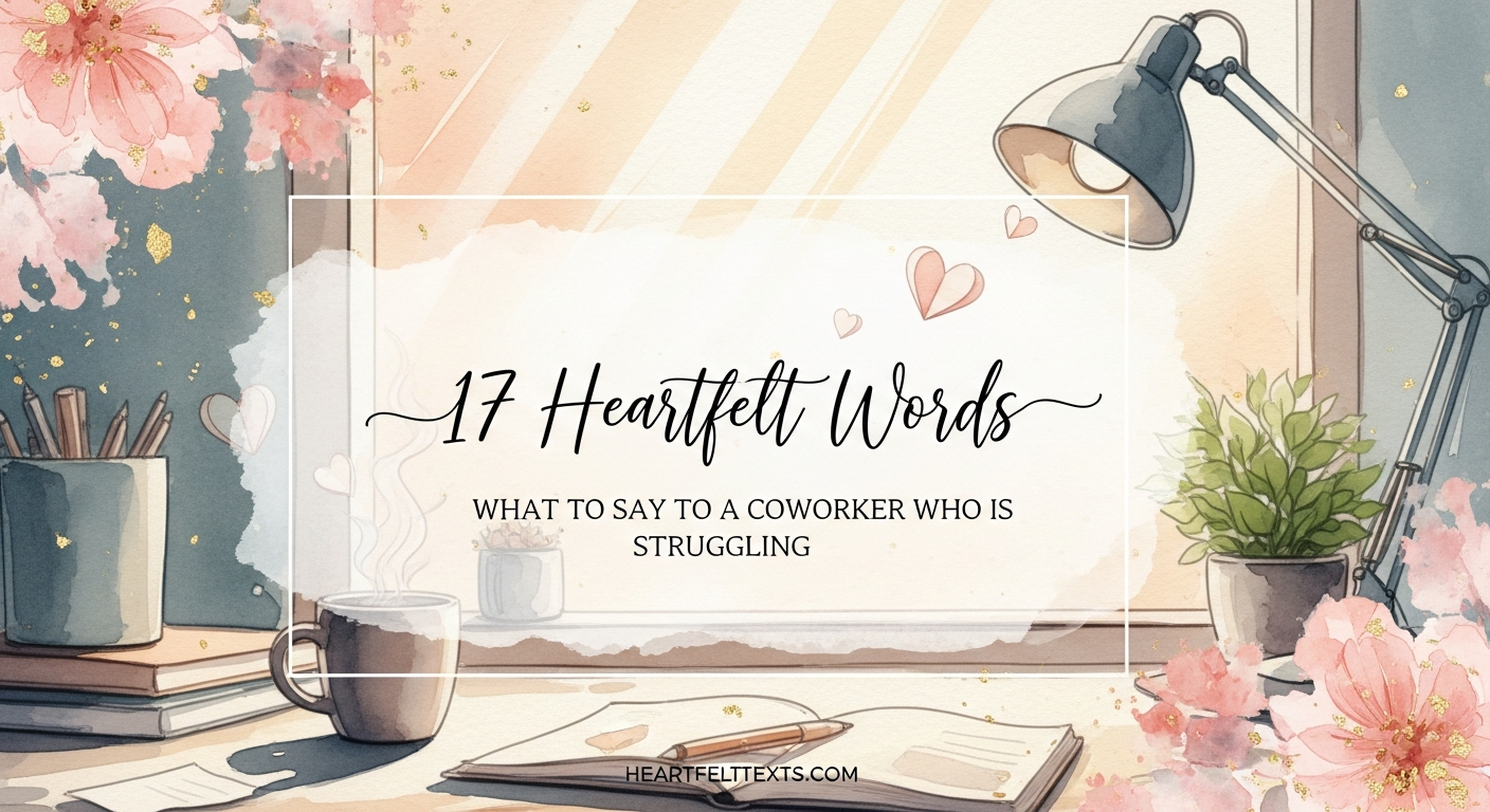 17 Heartfelt Words What to Say to a Coworker Who Is Struggling