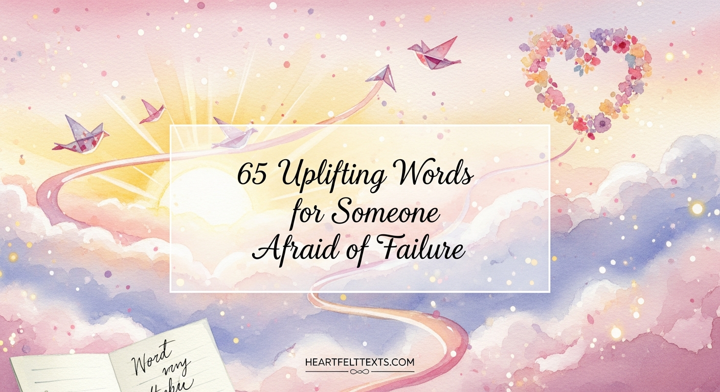 65 Uplifting Words for Someone Afraid of Failure