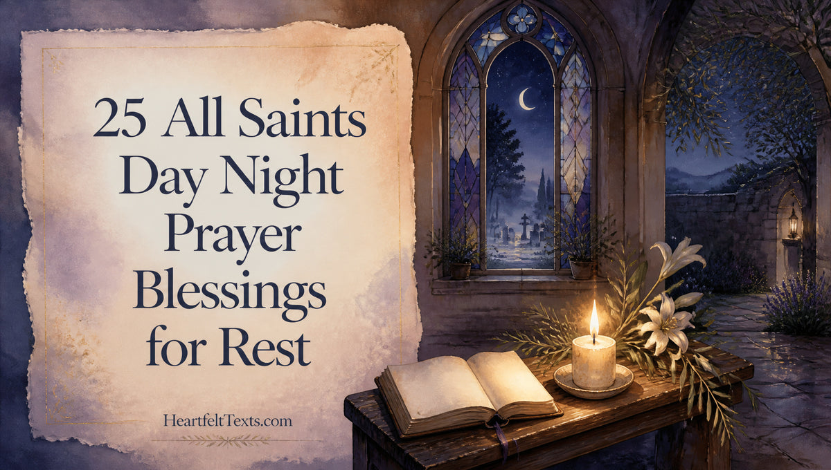 25 All Saints Day Night Prayer Blessings for Rest