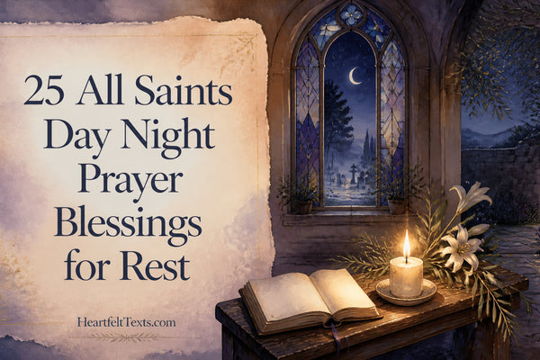 25 All Saints Day Night Prayer Blessings for Rest