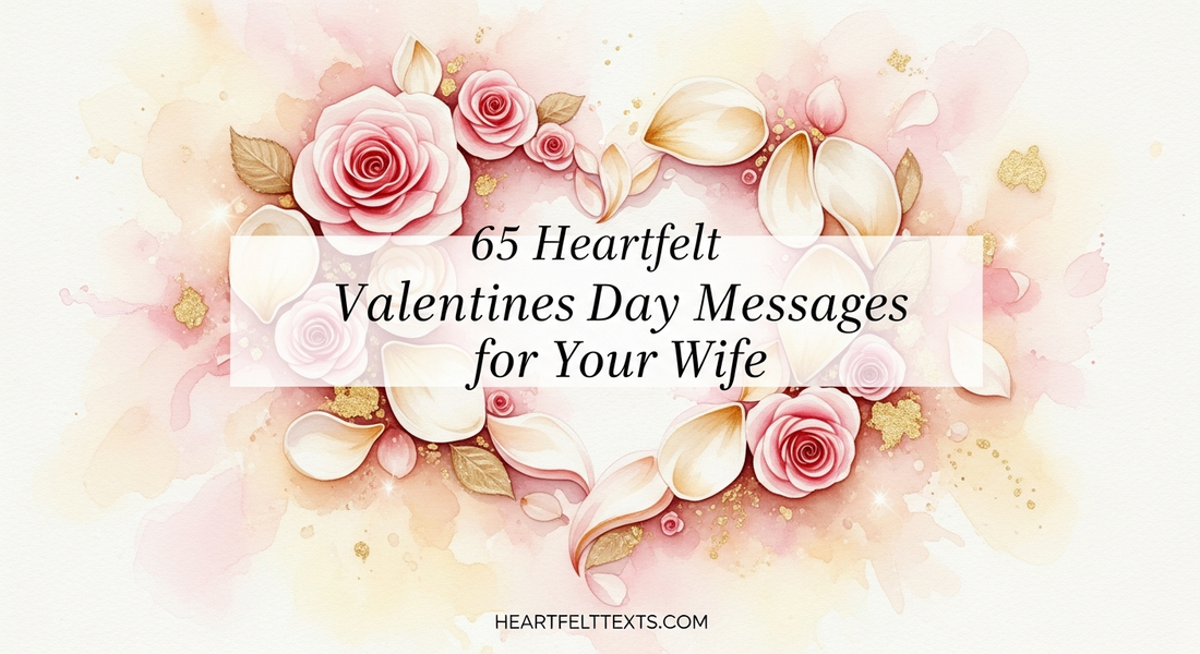 65 Heartfelt Valentines Day Messages for Your Wife
