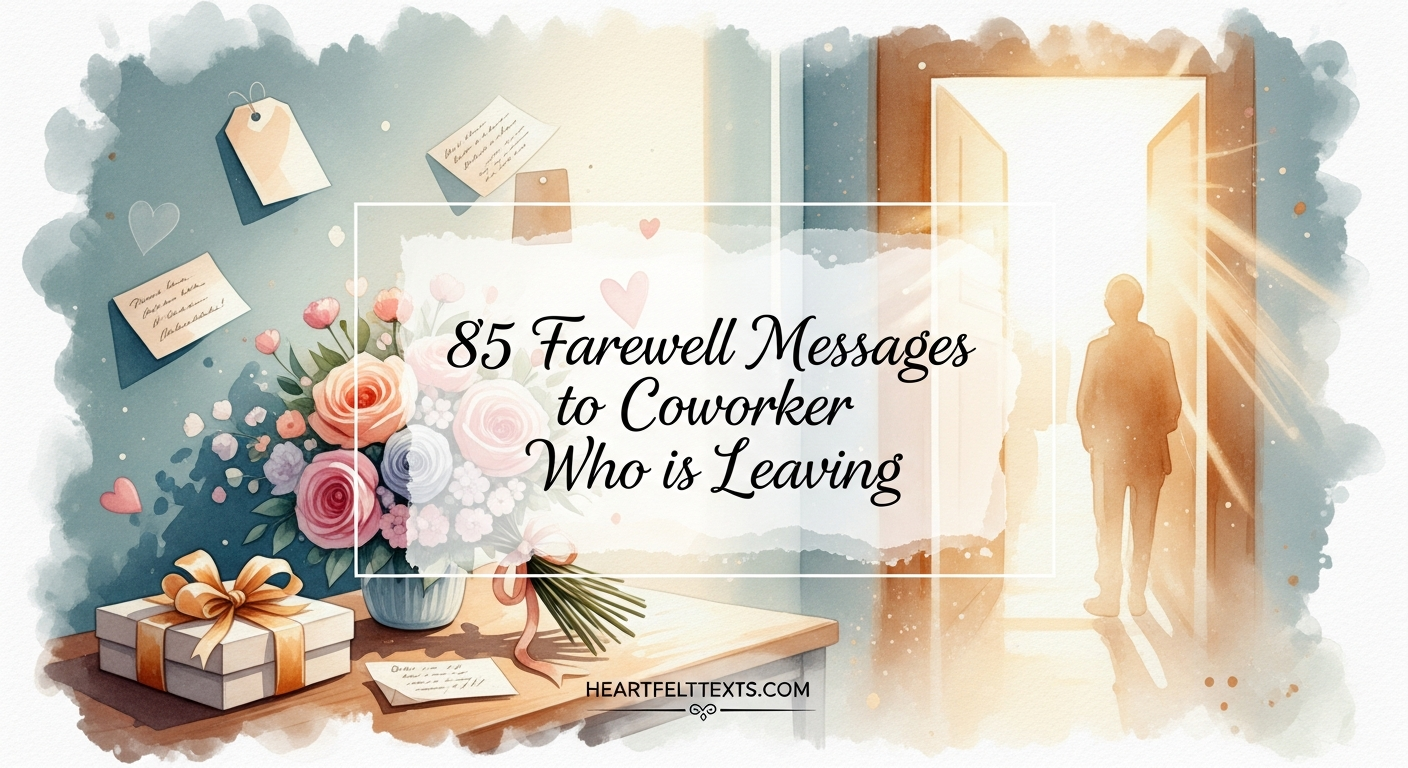 85 Farewell Messages to Coworker Who is Leaving