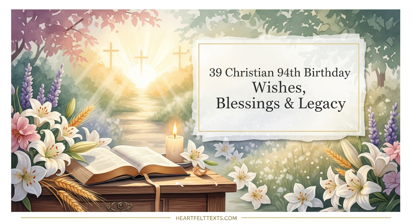 39 Christian 94th Birthday Wishes Blessings & Legacy