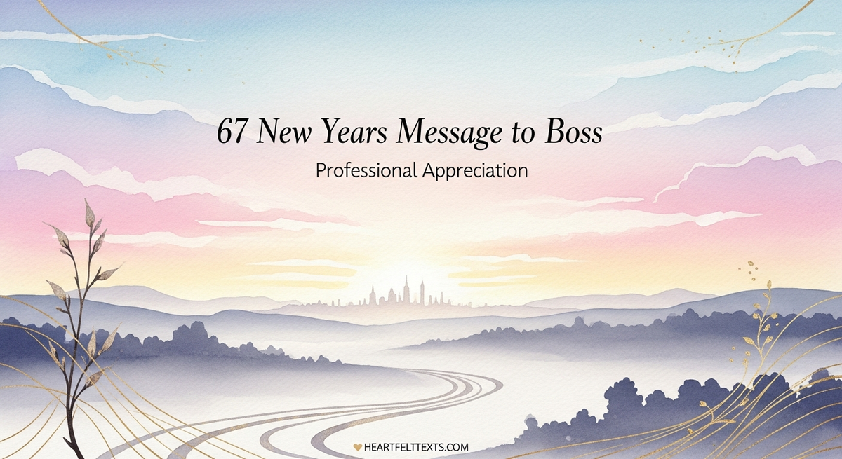 Message 67 67 New Years Message to Boss Professional Appreciation – HeartfeltTexts