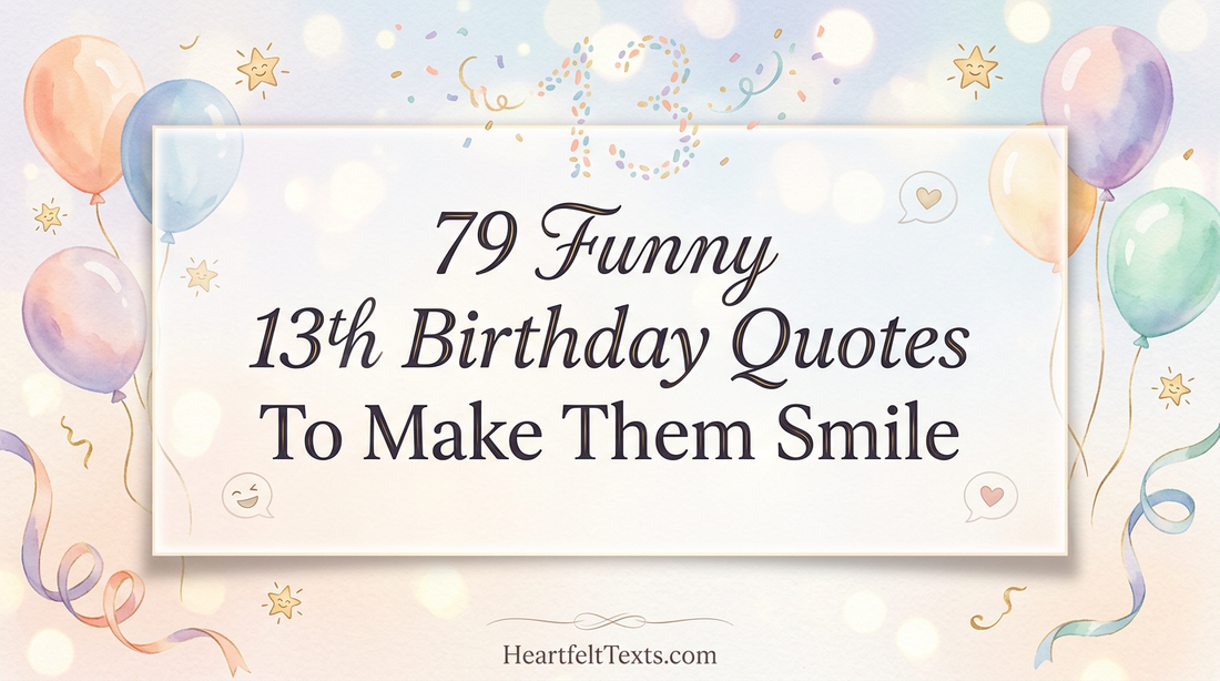 79 Funny 13th Birthday Quotes To Make Them Smile