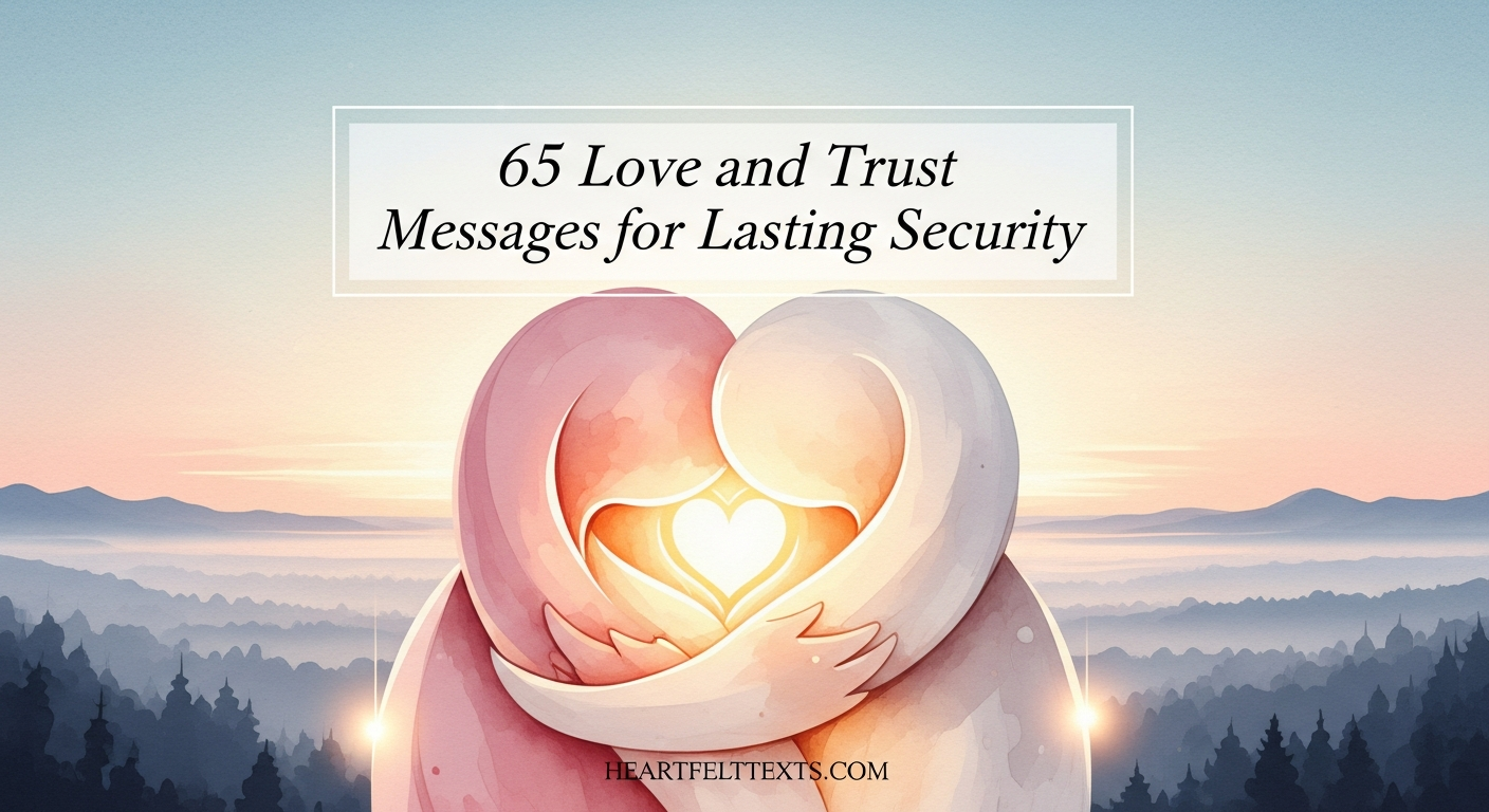 65 Love and Trust Messages for Lasting Security – HeartfeltTexts