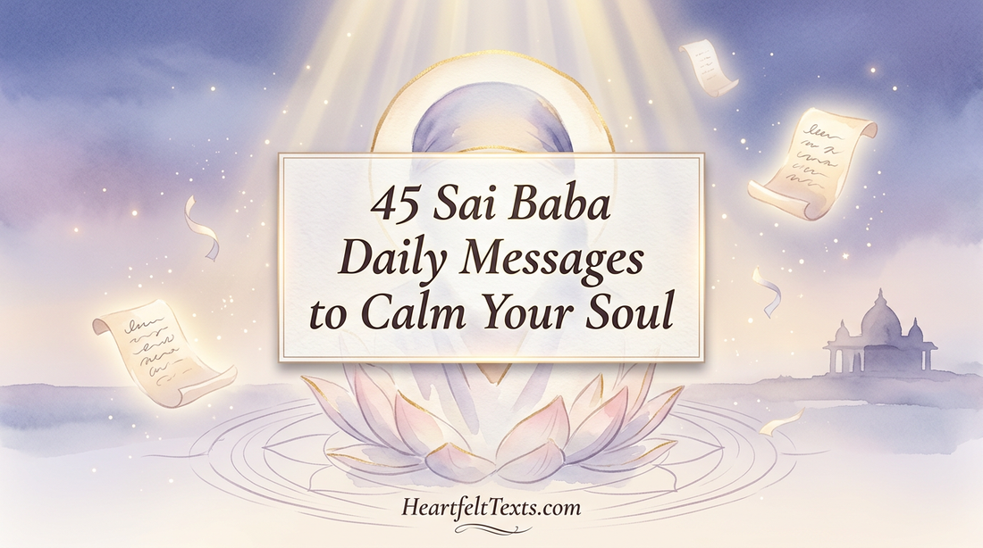 45 Sai Baba Daily Messages to Calm Your Soul