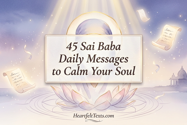 45 Sai Baba Daily Messages to Calm Your Soul