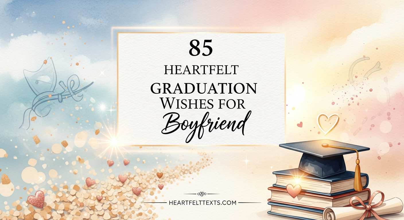 85 Heartfelt Graduation Wishes for Boyfriend