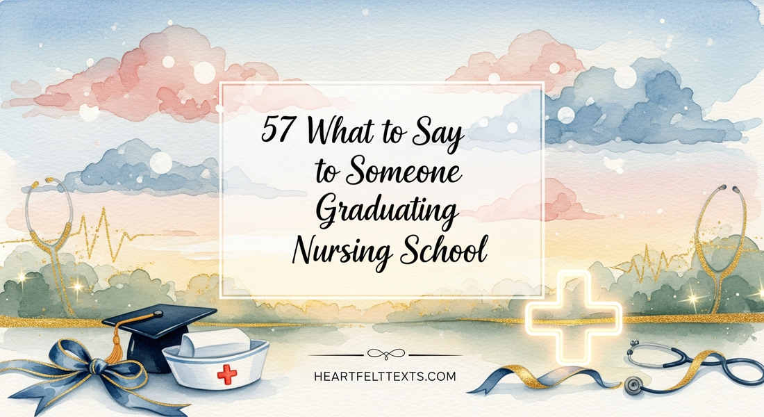 57 What to Say to Someone Graduating Nursing School