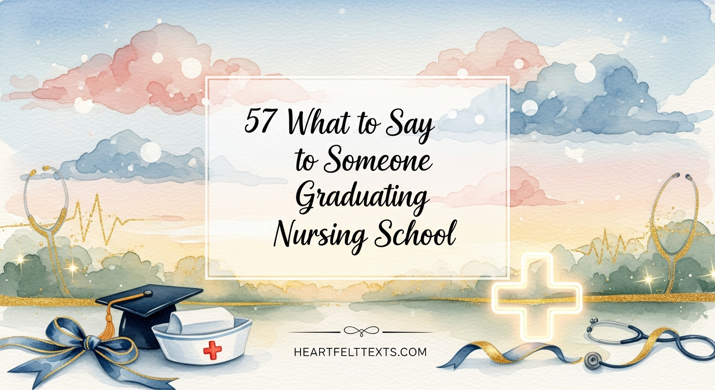 57 What to Say to Someone Graduating Nursing School