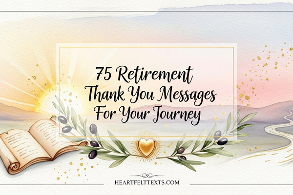 75 Retirement Thank You Messages For Your Journey