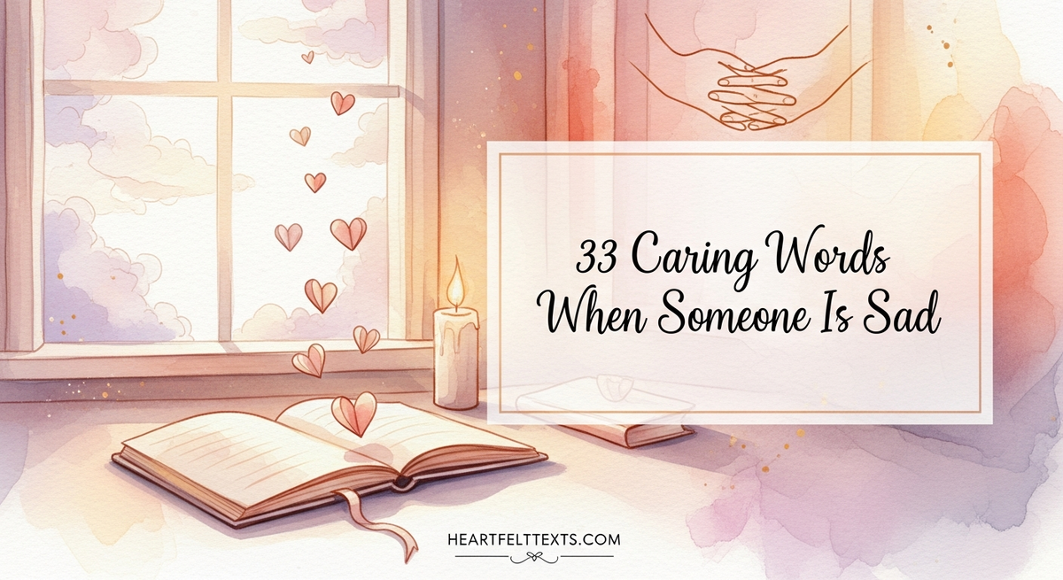 33 Caring Words When Someone Is Sad