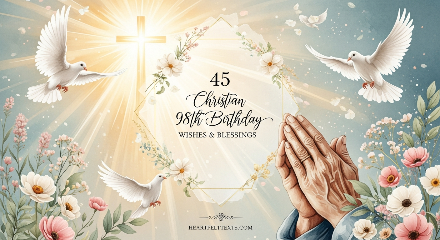 45 Christian 98th Birthday Wishes Blessings