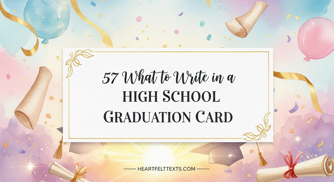 57 What to Write in a High School Graduation Card