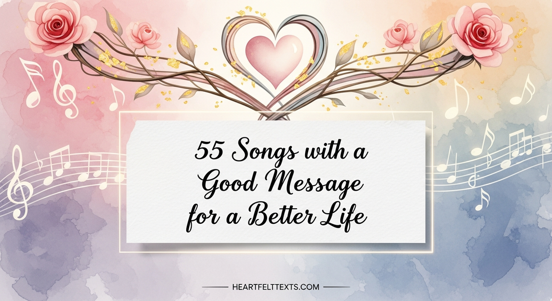 55 Songs with a Good Message for a Better Life