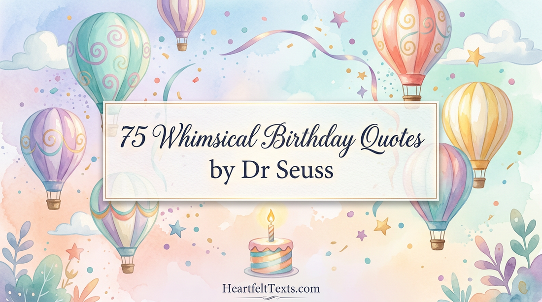 75 Whimsical Birthday Quotes by Dr Seuss