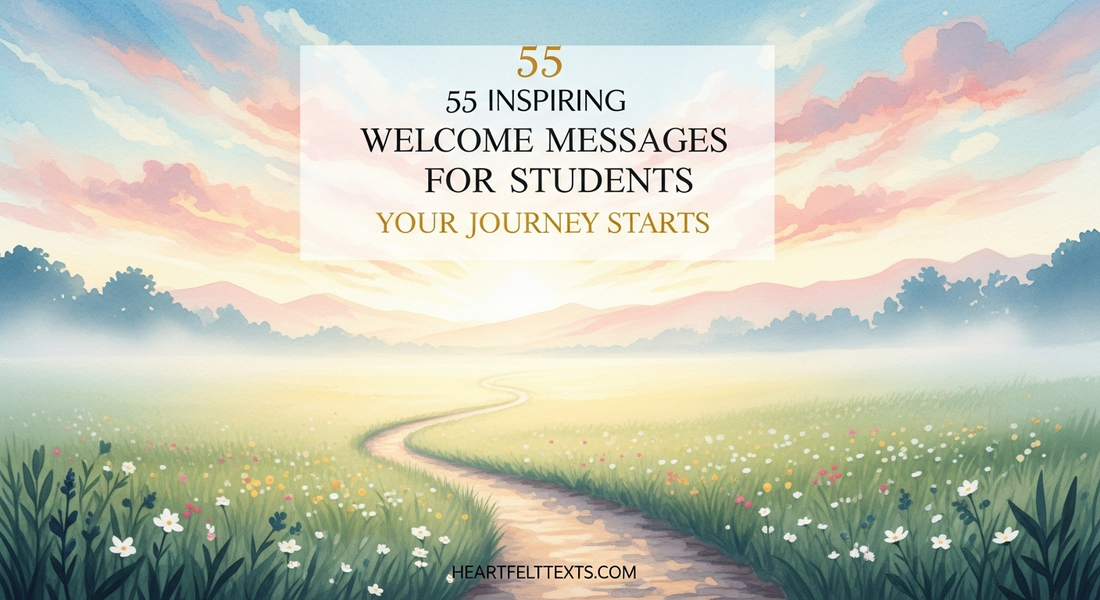 55 Inspiring Welcome Messages for Students Your Journey Starts
