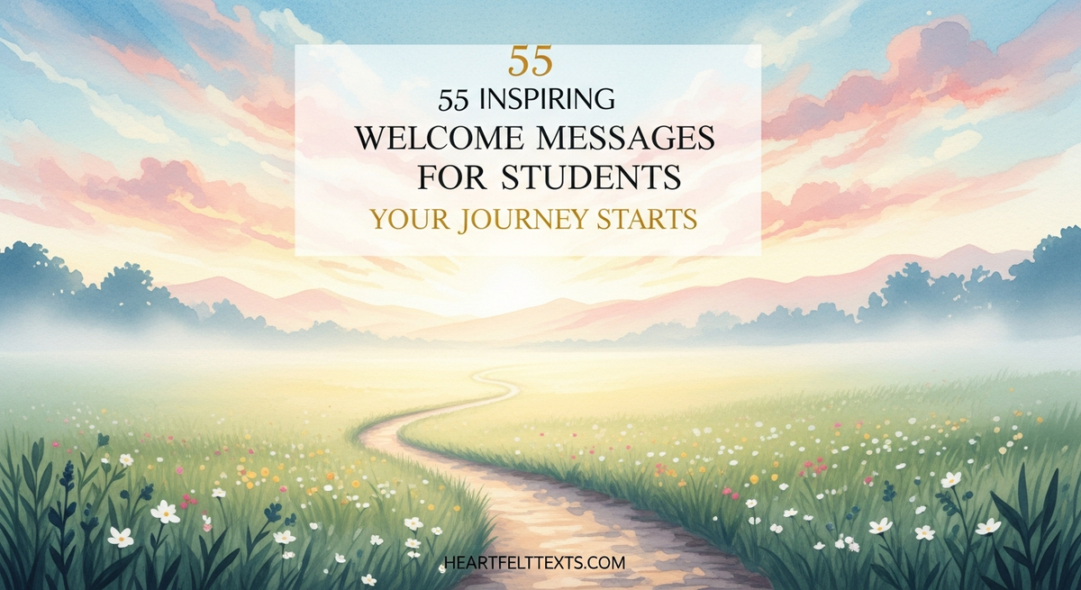 55 Inspiring Welcome Messages for Students Your Journey Starts