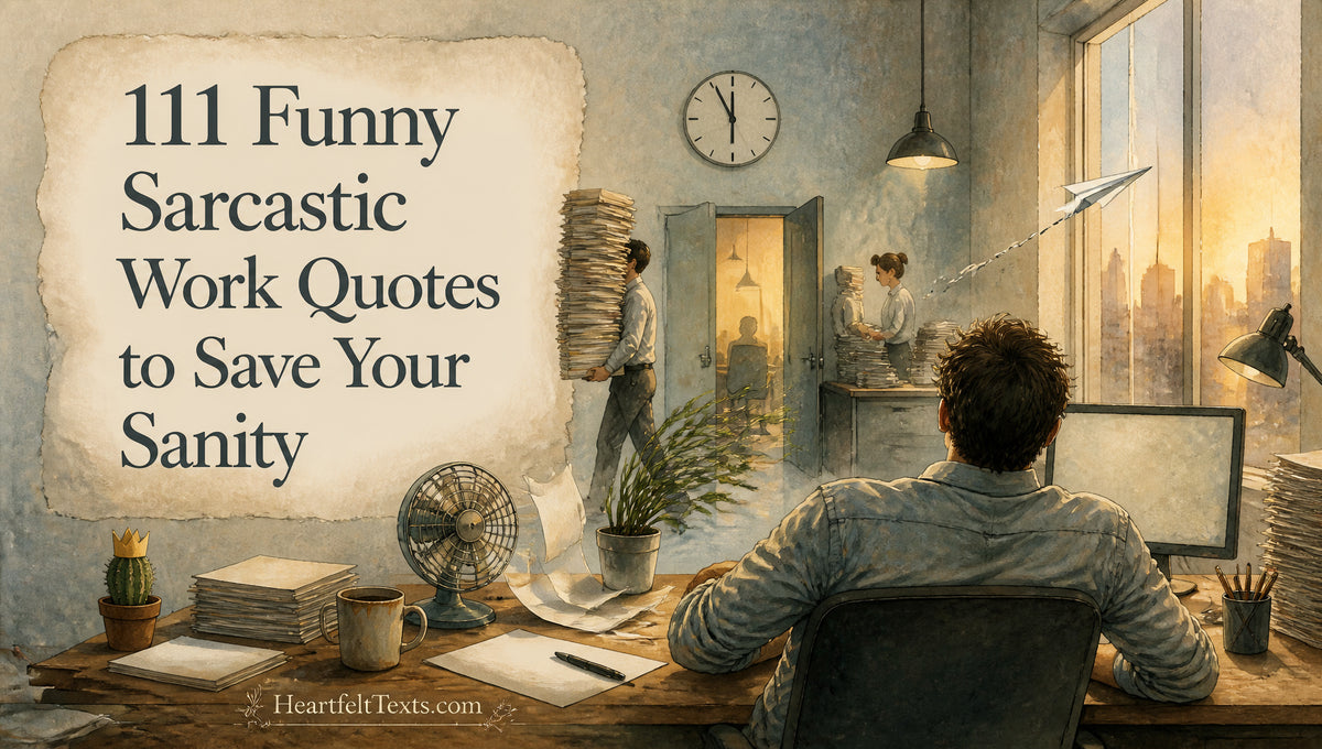 111 Funny Sarcastic Work Quotes to Save Your Sanity