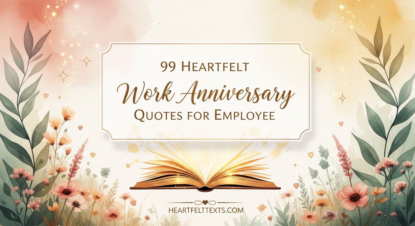 99 Heartfelt Work Anniversary Quotes for Employee