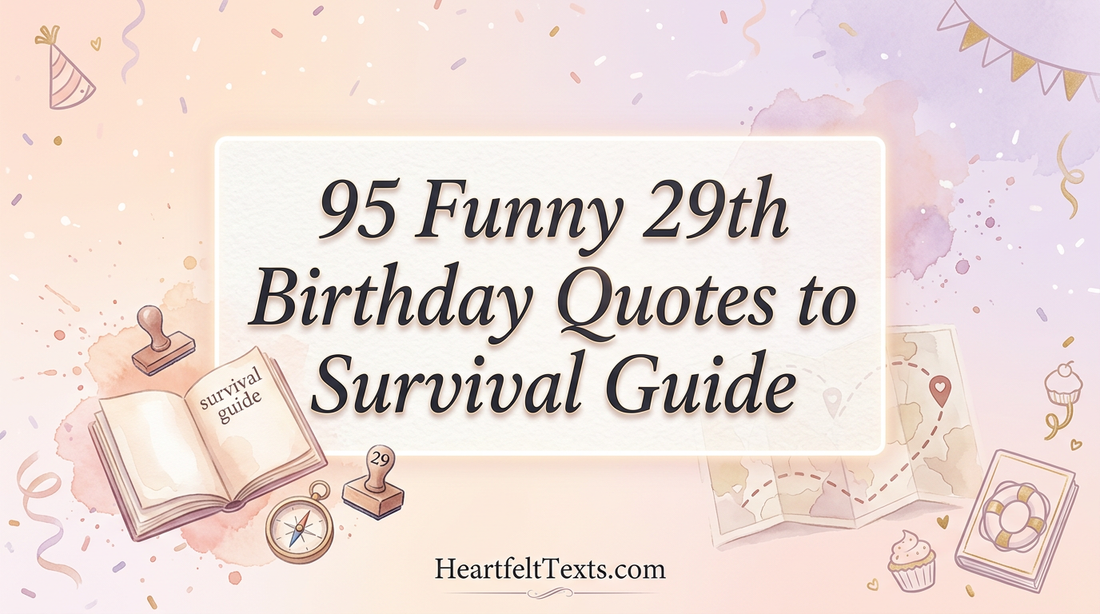 95 Funny 29th Birthday Quotes to Survival Guide