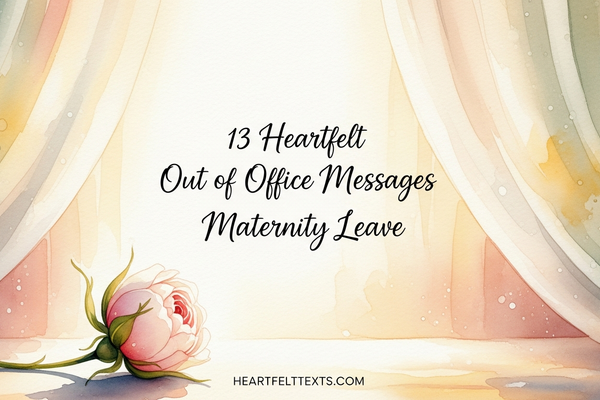 13 Heartfelt Out of Office Messages Maternity Leave