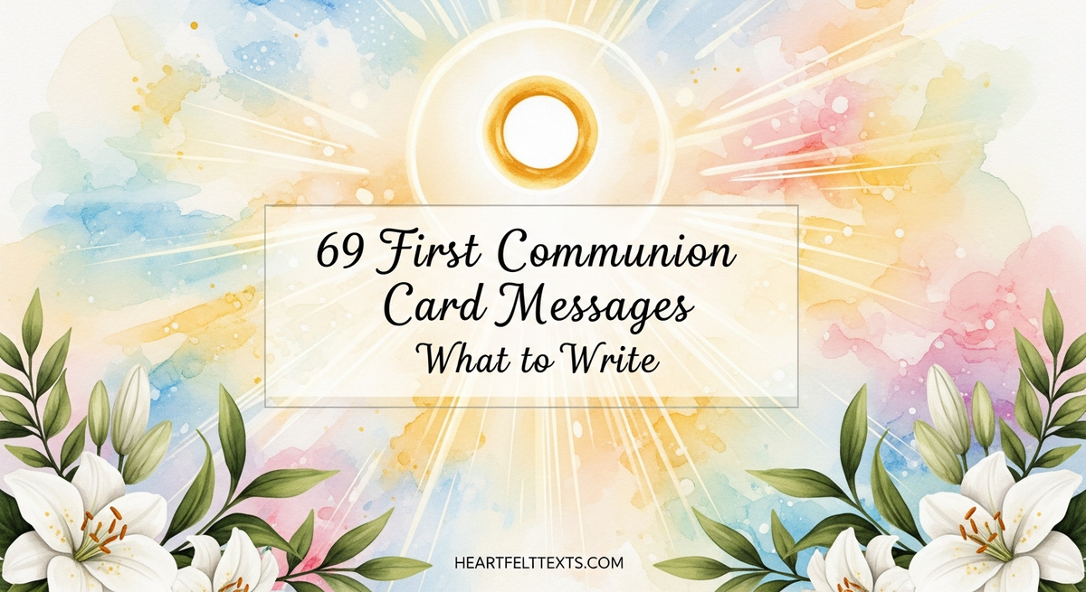 69 First Communion Card Messages What to Write – HeartfeltTexts