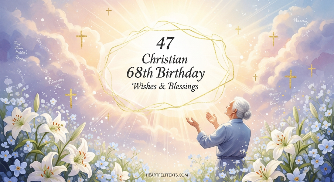 47 Christian 68th Birthday Wishes Blessings